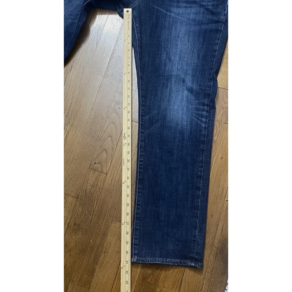 Lucky Brand Jeans Mens 38x31 Whiskered 410 Athletic Straight Leg Stretch Comfort